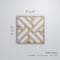 Ekena Millwork Small Killeen Decorative Fretwork Wood Wall Panels, Wood (Paint Grade), 11 3/8"W x 11 3/8"H x 3/8"T WALW12X12X0375KLNMF - alternate 4